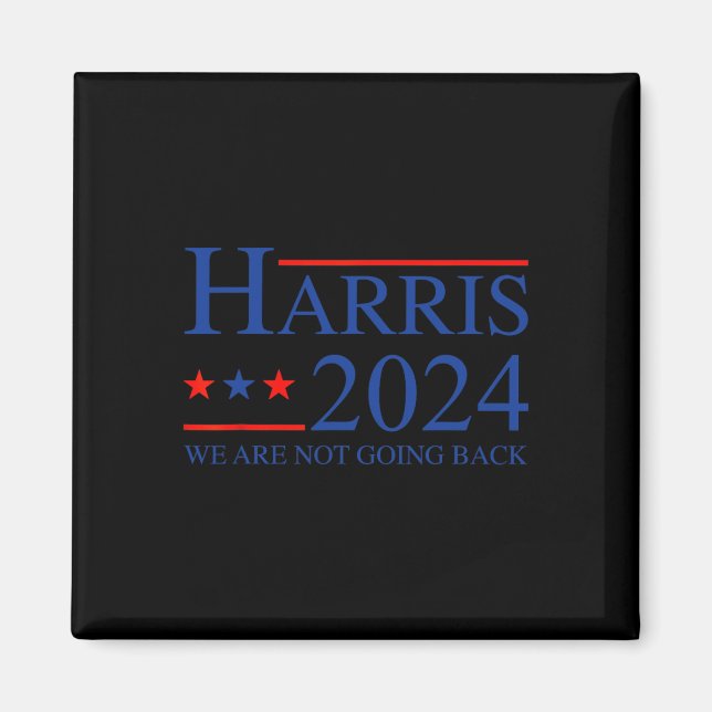 Harris 2024 För Presidentvalskampanj Harris Magnet (Framsidan)