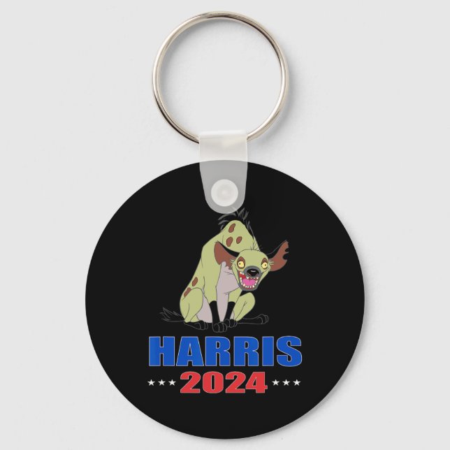 Harris 2024 Funny Hyena Nyckelring (Framsida)