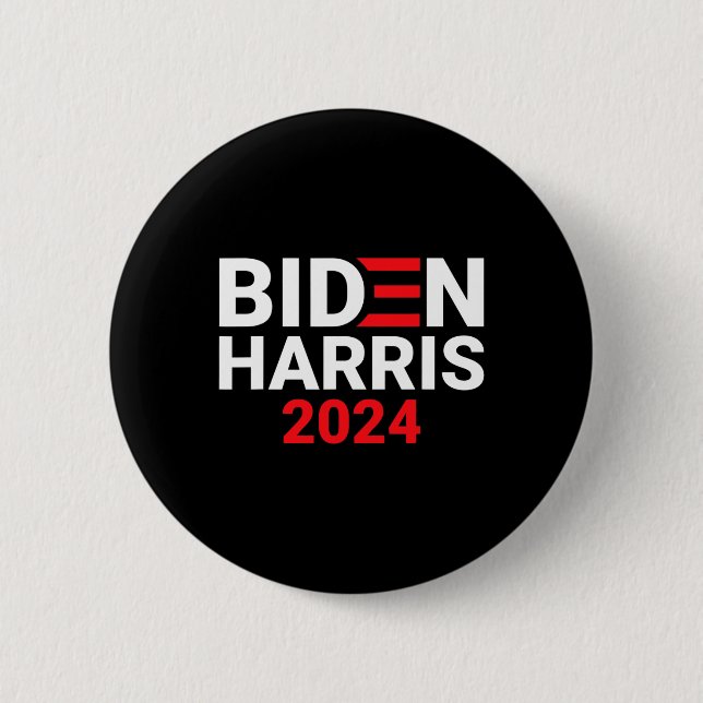 Harris 2024 Joe Biden för president Knapp (Framsida)