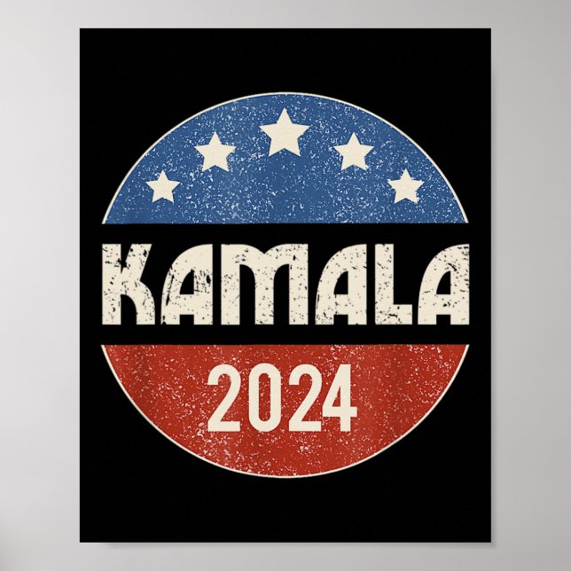 Harris 2024 Kamala Harris till president 2 Poster (Framsidan)