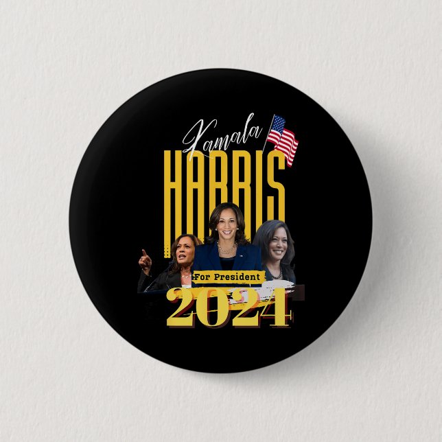 Harris 2024 knapp (Framsida)