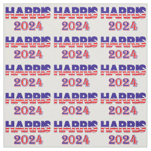 Harris 2024 Ordförande USA flagga Text Tyg