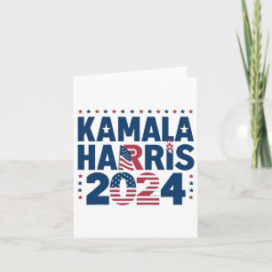 Harris 2024 Politisk patriotisk Påstående-demokrat Kort