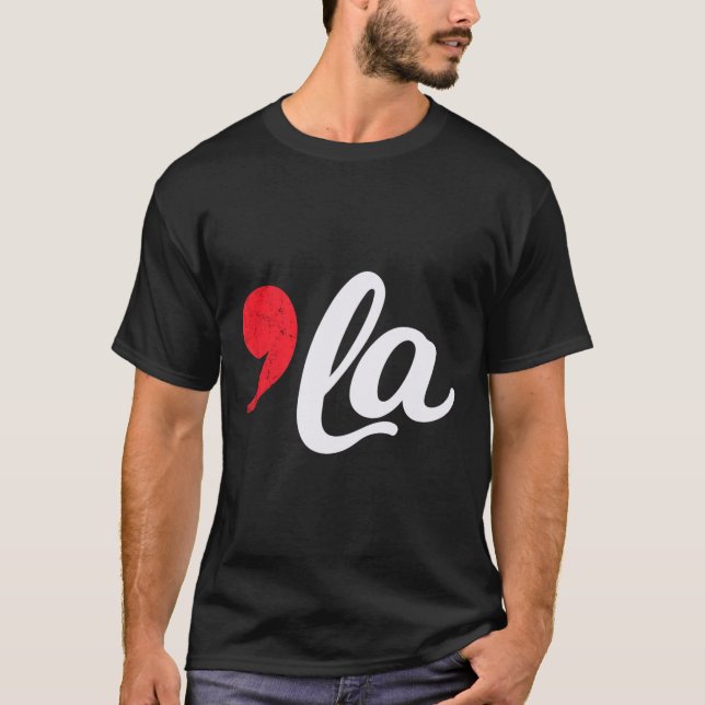 Harris 2024 President Comma La Funny 1 T Shirt (Framsida)