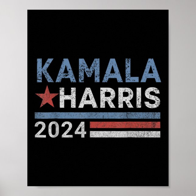 Harris 2024 presidentvalskampanj  poster (Framsidan)