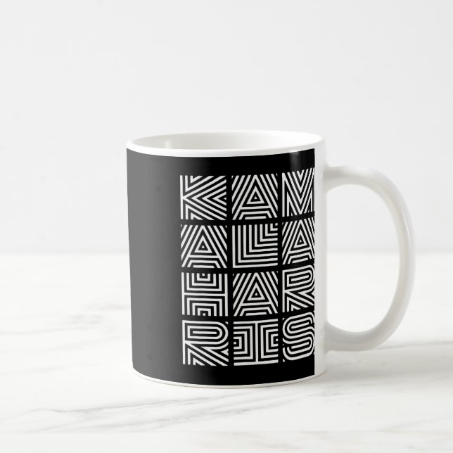 Harris 2024 Quilted Geometry Lettering Kaffemugg (Höger)