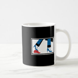 Harris 2024 Retro Komma La Röd Hatt Anti Trump Kaffemugg