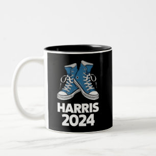 HARRIS 2024 Rösta President Kamala Val Sneaker Två-Tonad Mugg