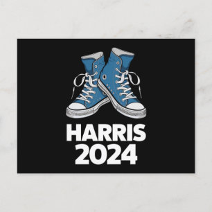 HARRIS 2024 Rösta President Kamala Val Sneaker Vykort