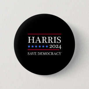 Harris 2024 Spara Democracy For President 2024 Knapp