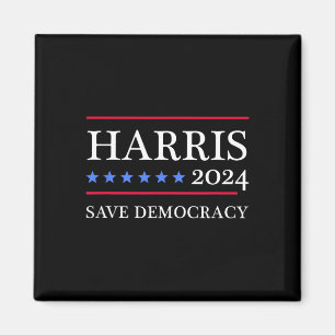 Harris 2024 Spara Democracy For President 2024 Magnet
