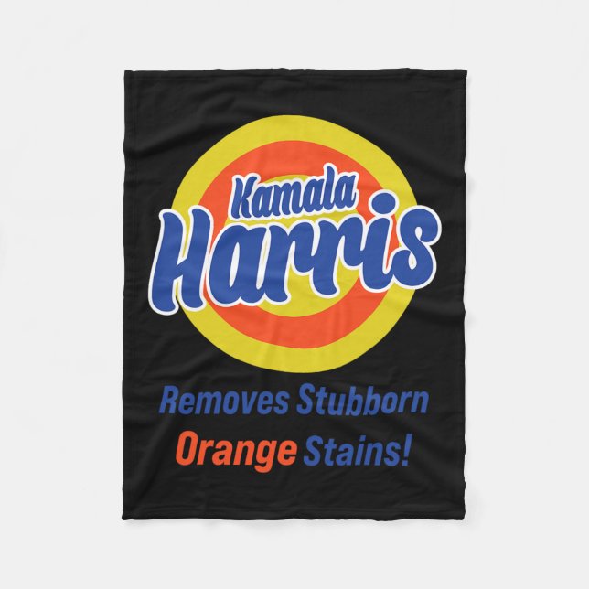 Harris 2024 Tar bort stubborn Orange Stains 1 Fleecefilt (Framsidan)