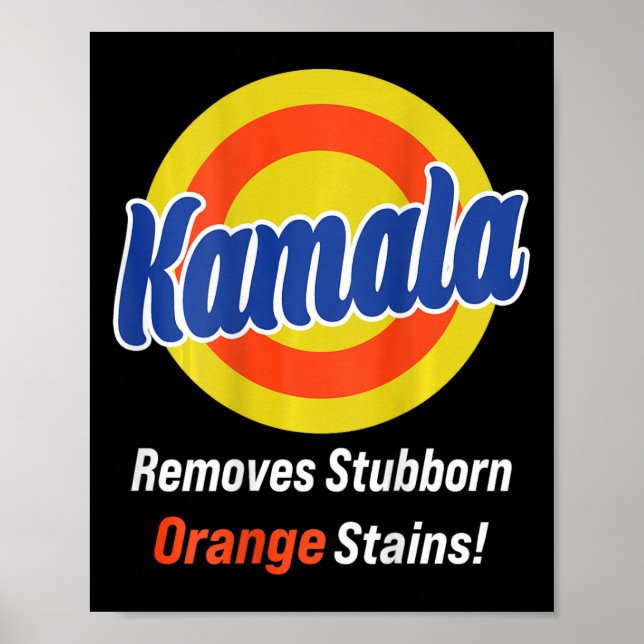 Harris 2024 Tar bort stubborn Orange Stains (på Ba Poster (Framsidan)
