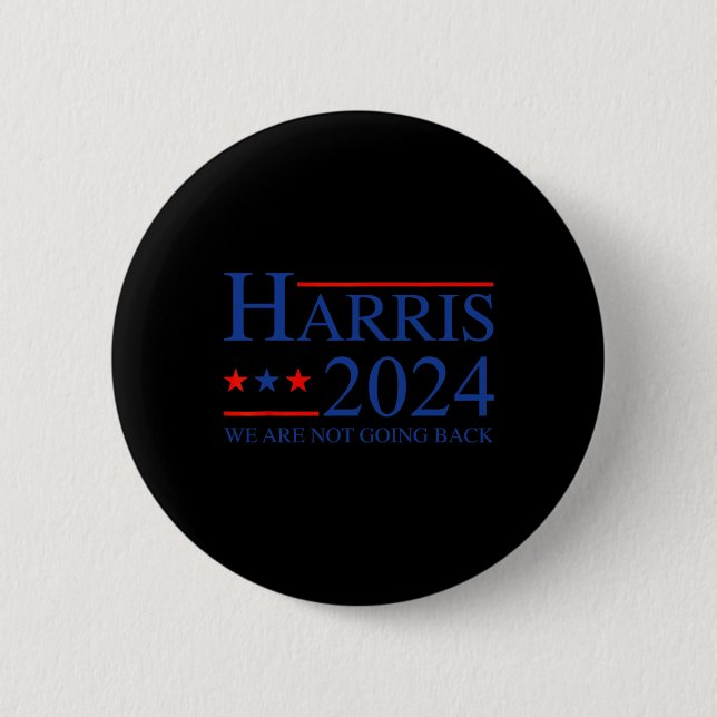 Harris 2024 till president Kampanj Harris Knapp (Framsida)