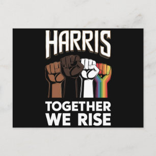 Harris 2024 Valet HBTQ Kamala Harris 2024 Vykort