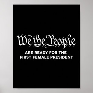 Harris 2024 Vi Folket Först Kvinnlig President Poster
