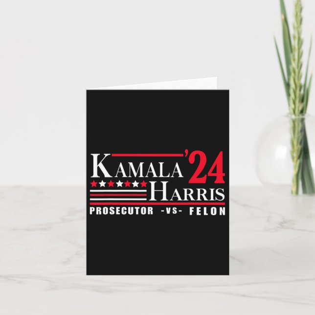 Harris 24 Åklagare Vs Felon Kort (Framsida)