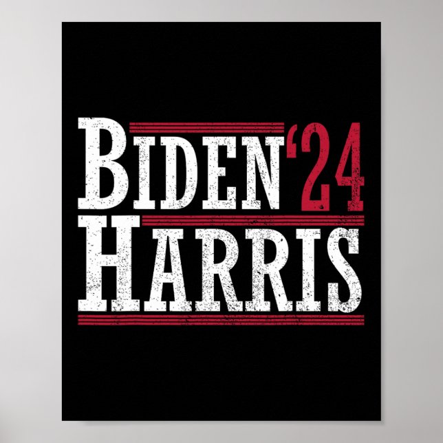 Harris &#";24 Biden 2024 Val av president Biden Poster (Framsidan)