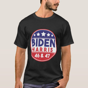 Harris 46 47 Democrat Merchandise Biden Harris T Shirt