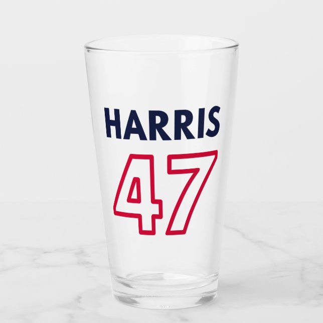 Harris 47 III - Kamala Harris för president Glaskopp (Framsida)