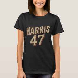 Harris 47 vintage calligraphy t shirt