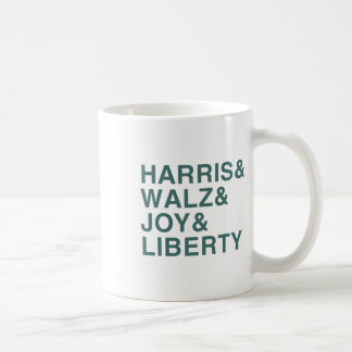 Harris and W och Joy och Liberty Shirt Kamala Harr Kaffemugg