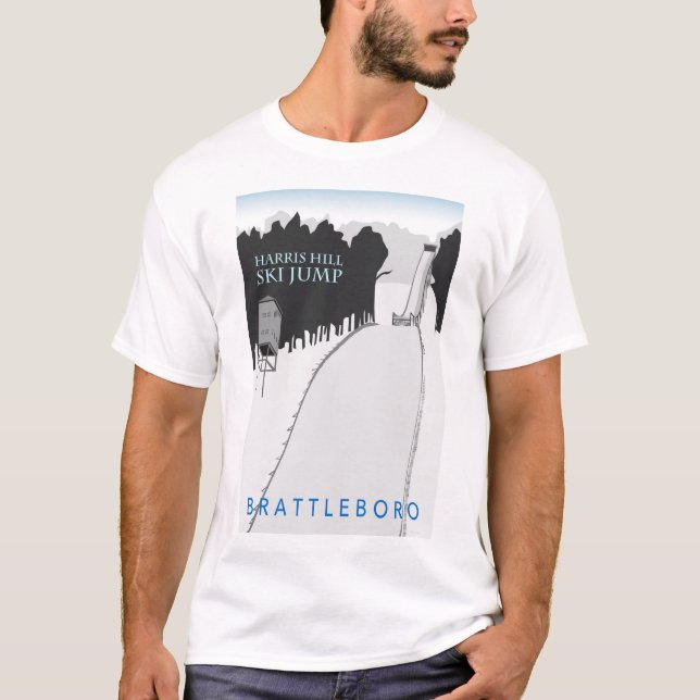 Harris Backe Ski Jump T-Shirt (Framsida)