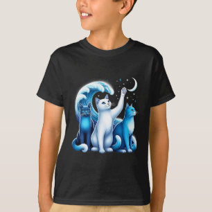 Harris Blå Katter Våg Kamala Roligt För Kattälskar T Shirt