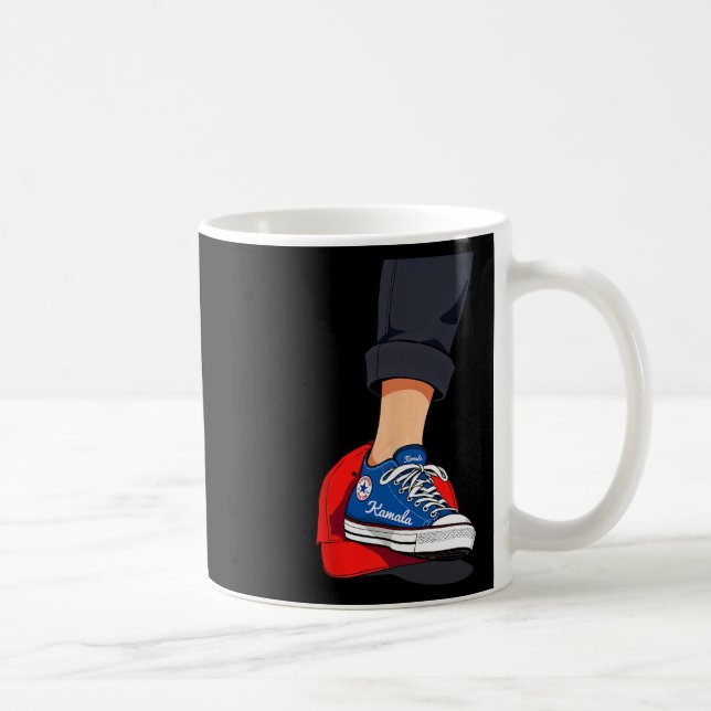 Harris Blue Stepping on Red Mega Hat Kaffemugg (Höger)