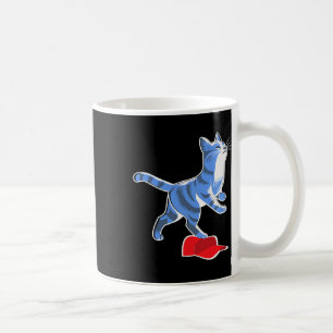 Harris Cat Stepping on Mega Hat VP Kaffemugg