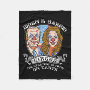Harris Circus Underbarare clowner på Earth Anti Bi Fleecefilt
