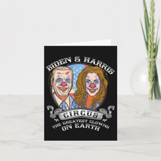 Harris Circus Underbarare clowner på Earth Anti Bi Kort (Framsida)