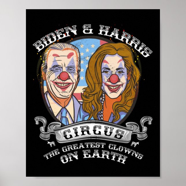 Harris Circus Underbarare clowner på Earth Anti Bi Poster (Framsidan)