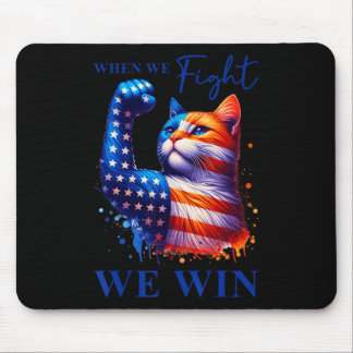 Harris citerar när vi kämpar för att vi ska vinna  musmatta