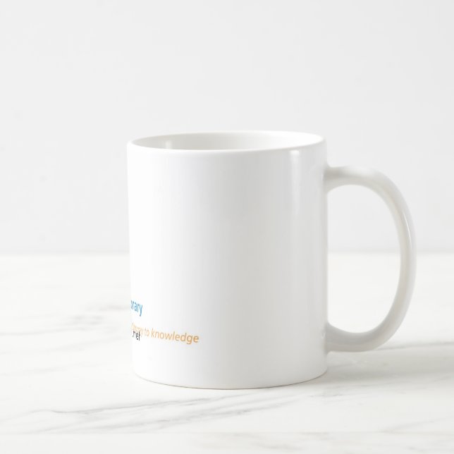 Harris County offentligt bibliotekmugg Kaffemugg (Höger)