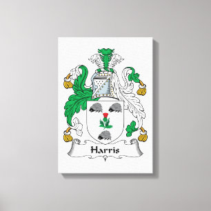Harris Family Crest Canvastryck