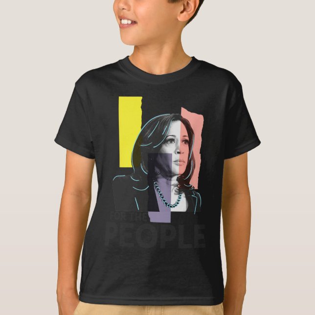 Harris För Människor 2024 Val President  T Shirt (Framsida)