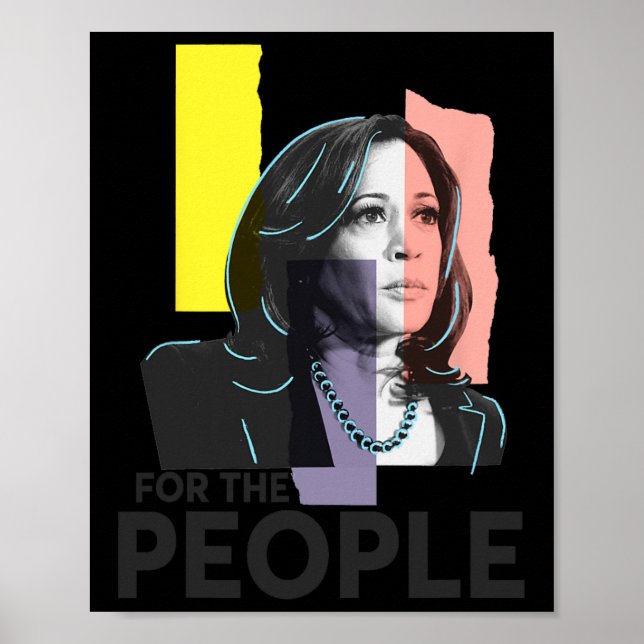 Harris For People 2024 Poster (Framsidan)
