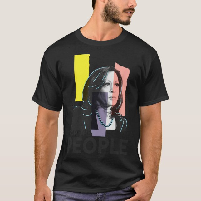 Harris For People 2024 T Shirt (Framsida)