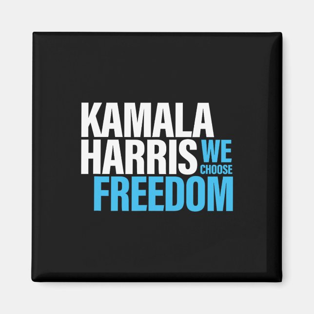 Harris för president 2024, Kampanj Freedo Magnet (Framsidan)