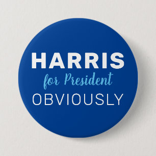 Harris för president - klart tecken 2024 knapp