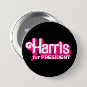 Harris för president Rosa Stil Knapp