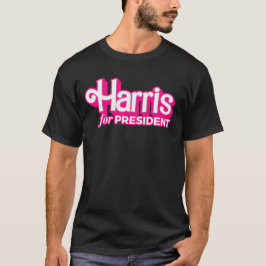 Harris för president Rosa Stil T Shirt