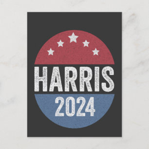 Harris för presidentval Amerika Vykort