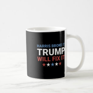 Harris Förstörde Det Trump Kommer Att Fixa Det Kam Kaffemugg
