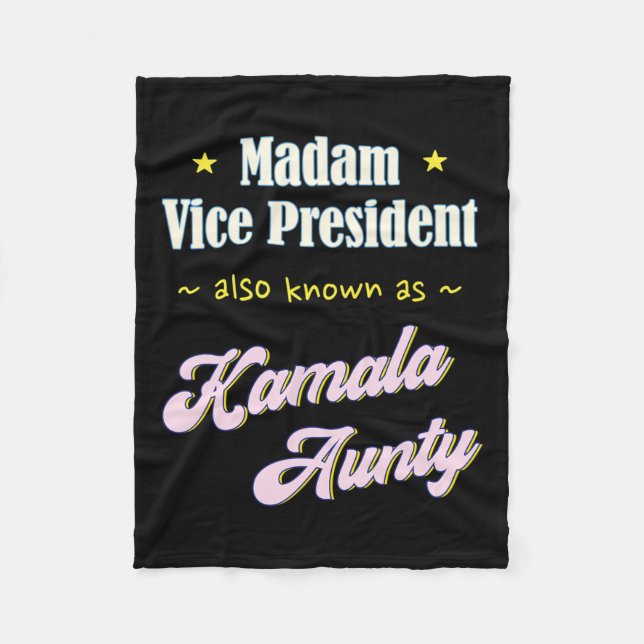 Harris Fru Vice President Aunty Fleecefilt (Framsidan)