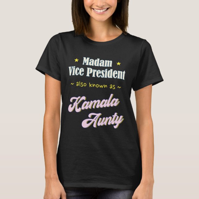 Harris Fru Vice President Aunty T Shirt (Framsida)