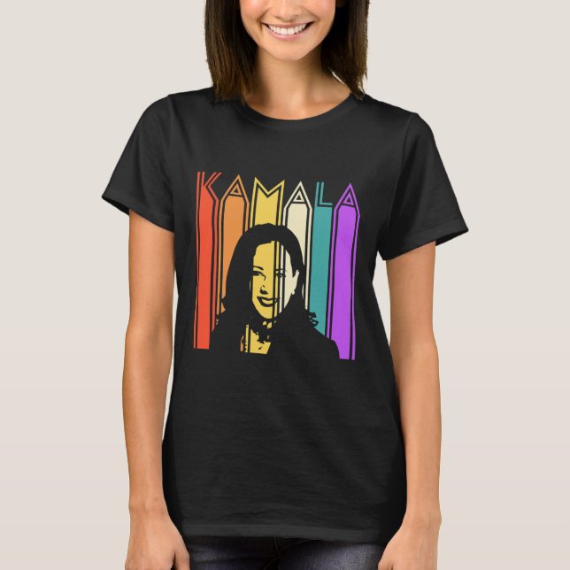 Harris Gift Retro Art Porträtt Silhouette Harris 2 T Shirt (Framsida)