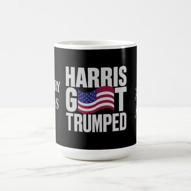 Harris Har Trumped the Ultimate Politiskt humor Kaffemugg (Center)