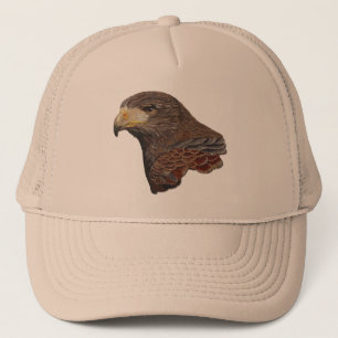 Harris Hawk Faux Embroidery Keps